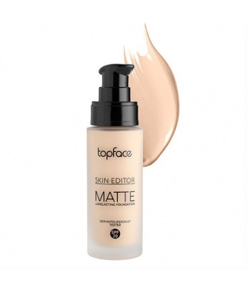 Topface PT465 Тональный крем матовый `Skin Editor Matte Foundation` (32мл) тон 03, натуральный