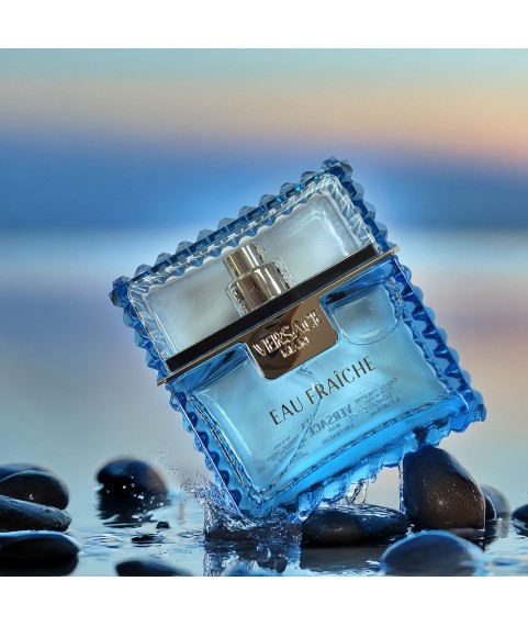 VERSACE EAU FRAICHE  SET 50 EDT+50 S/G+50 A/S BALM  для мужчин